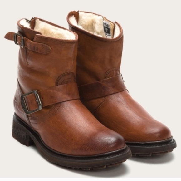Frye Shoes - Frye Veronica Shearling Bootie $500 Ankle Boots